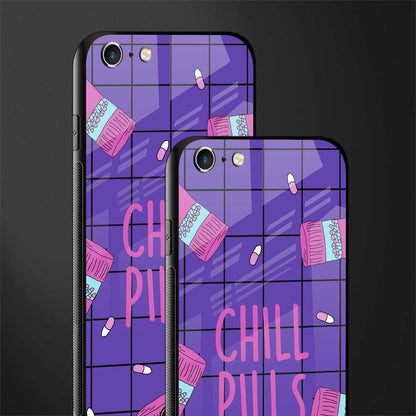 chill pills glass case for iphone 6s image-2