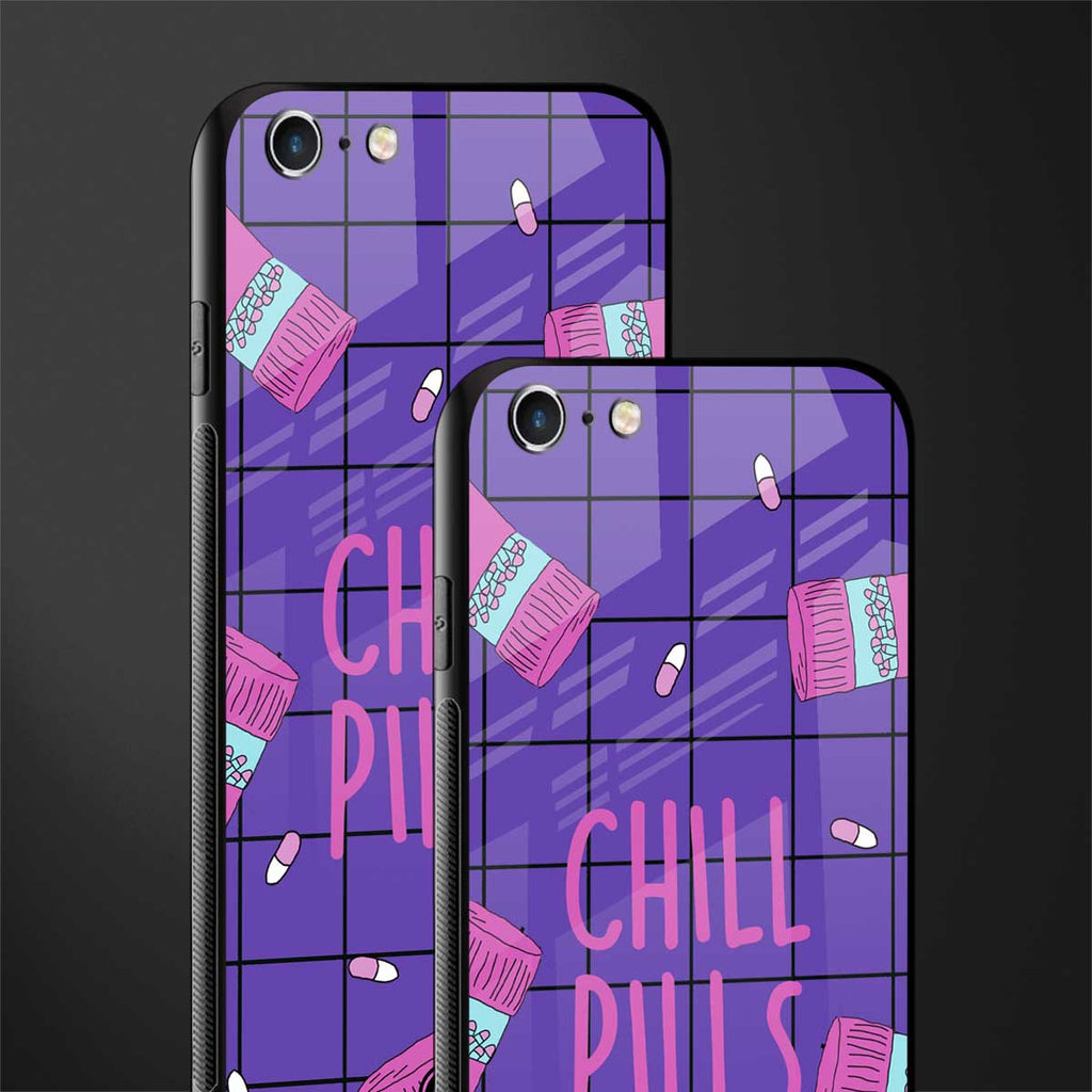 chill pills glass case for iphone 6 image-2