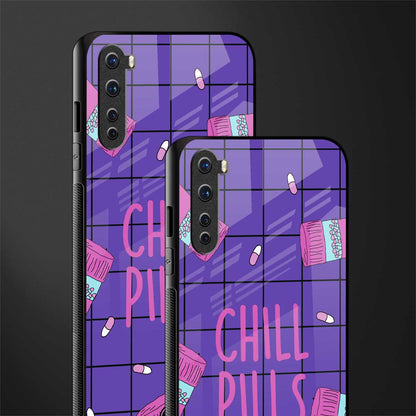 chill pills glass case for oneplus nord ac2001 image-2