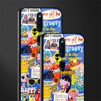 classic collage aesthetic glass case for oppo f11 pro image-2