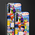 classic collage aesthetic glass case for realme 5i image-2