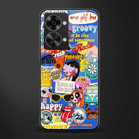 classic collage aesthetic glass case for phone case | glass case for oneplus nord 2t 5g