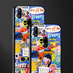 classic collage aesthetic glass case for vivo y95 image-2