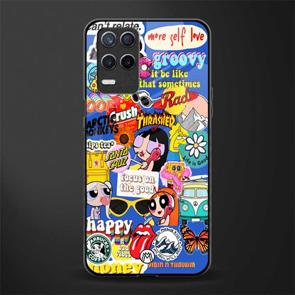 classic collage aesthetic glass case for realme narzo 30 5g image