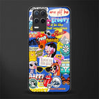 classic collage aesthetic glass case for realme 8 5g image