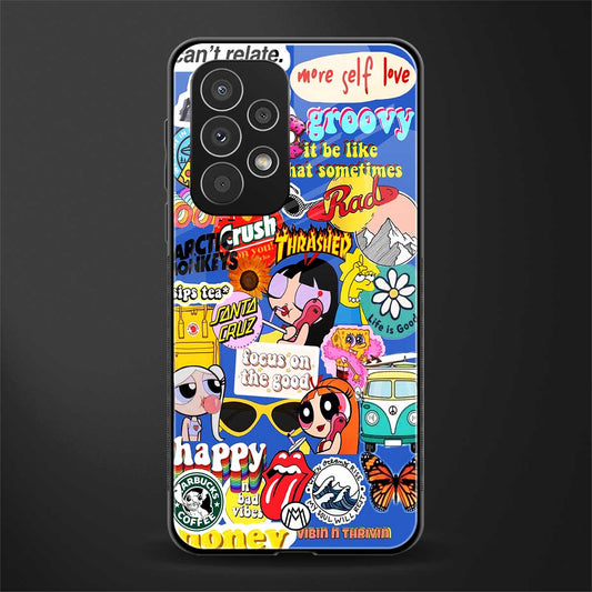 classic collage aesthetic back phone cover | glass case for samsung galaxy a23