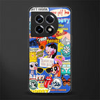classic collage aesthetic back phone cover | glass case for oneplus 11
