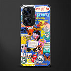 classic collage aesthetic back phone cover | glass case for realme c55