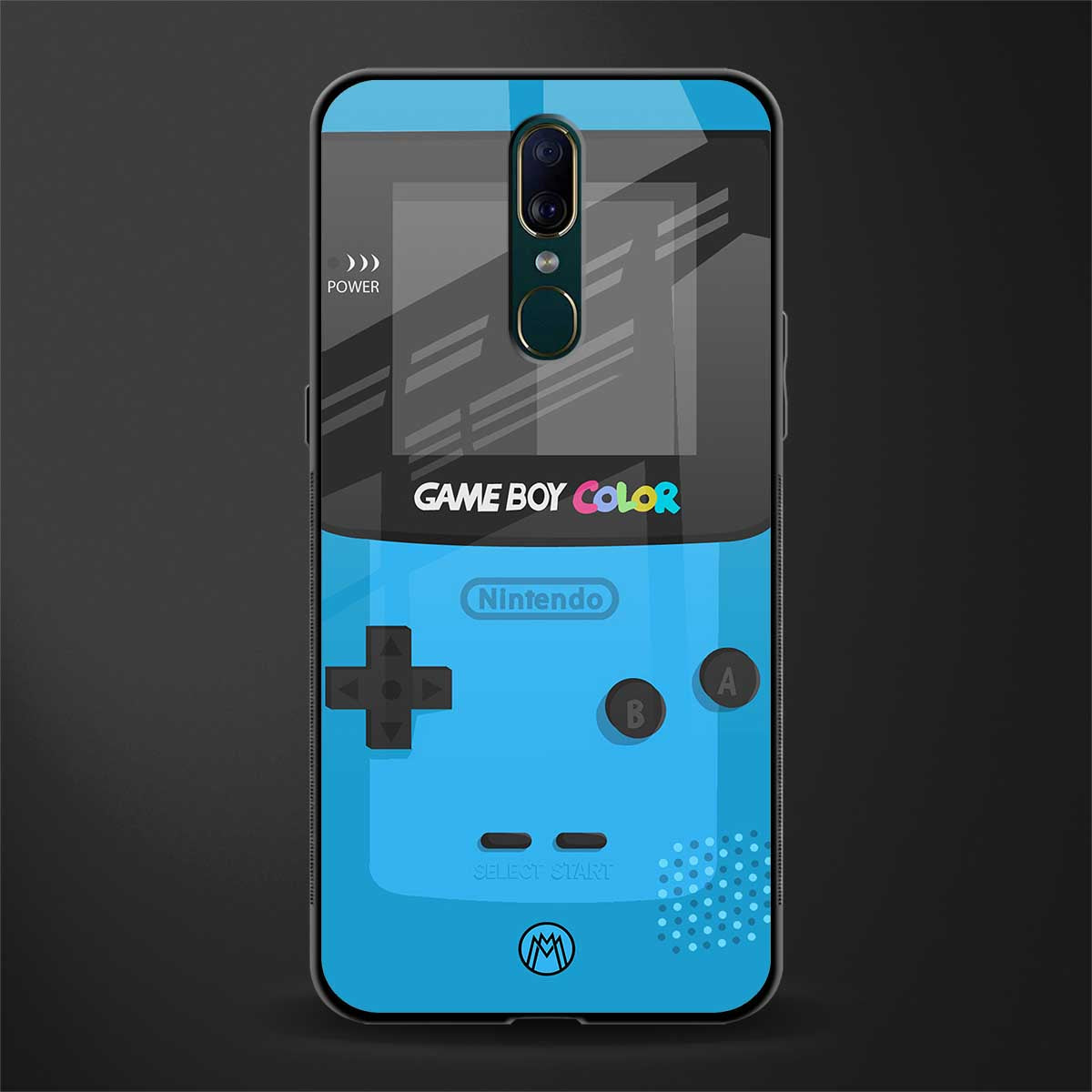 classic color gameboy glass case for oppo a9 image