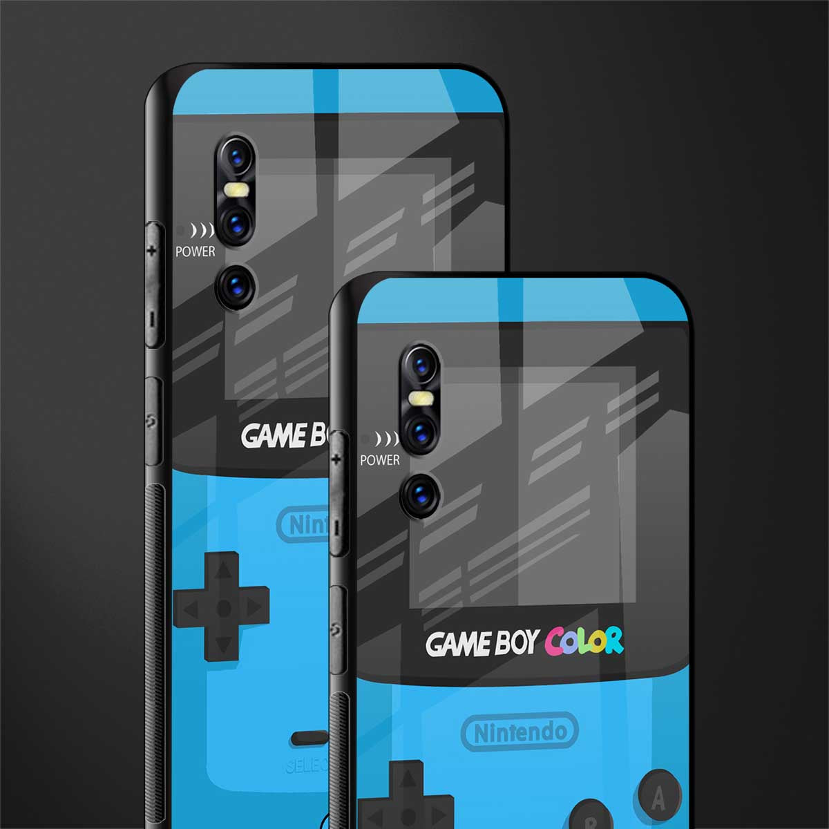 classic color gameboy glass case for vivo v15 pro image-2