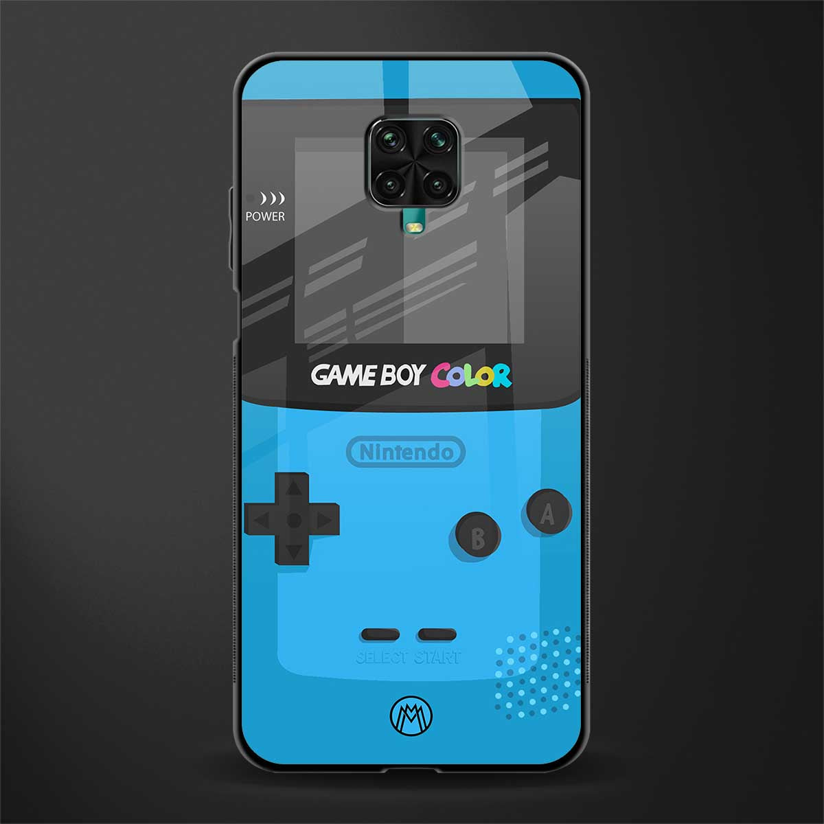 classic color gameboy glass case for redmi note 9 pro image
