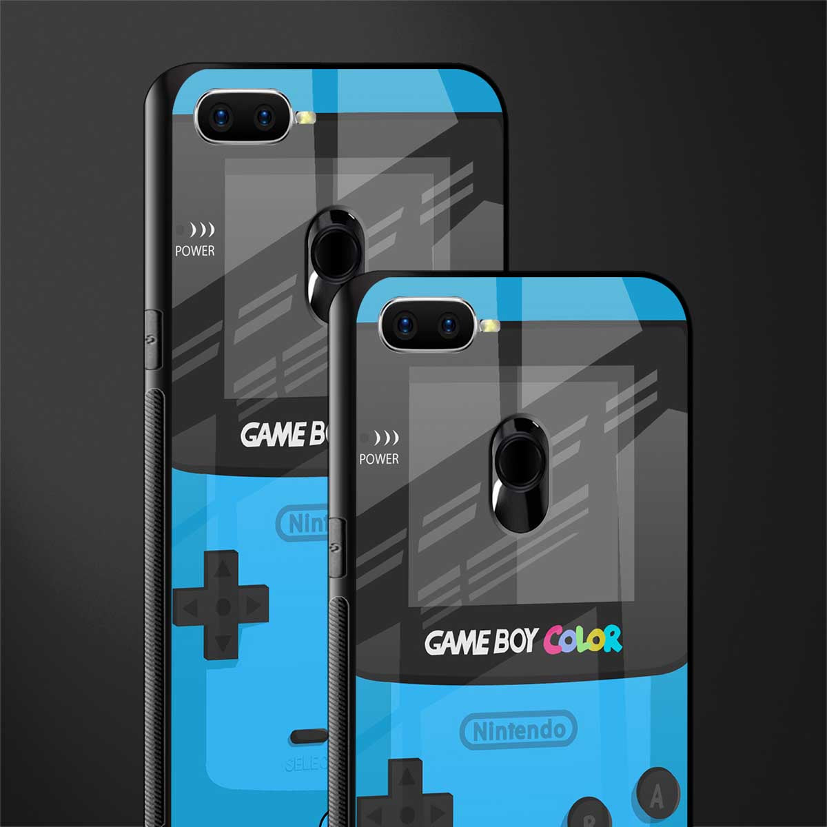classic color gameboy glass case for oppo a7 image-2
