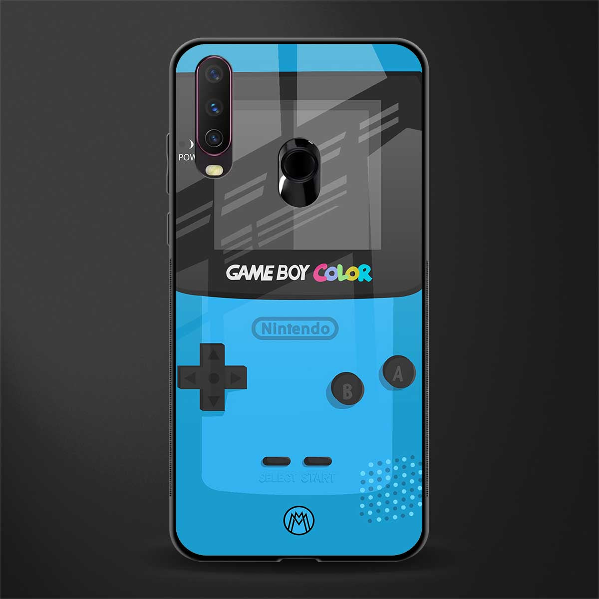 classic color gameboy glass case for vivo y17 image