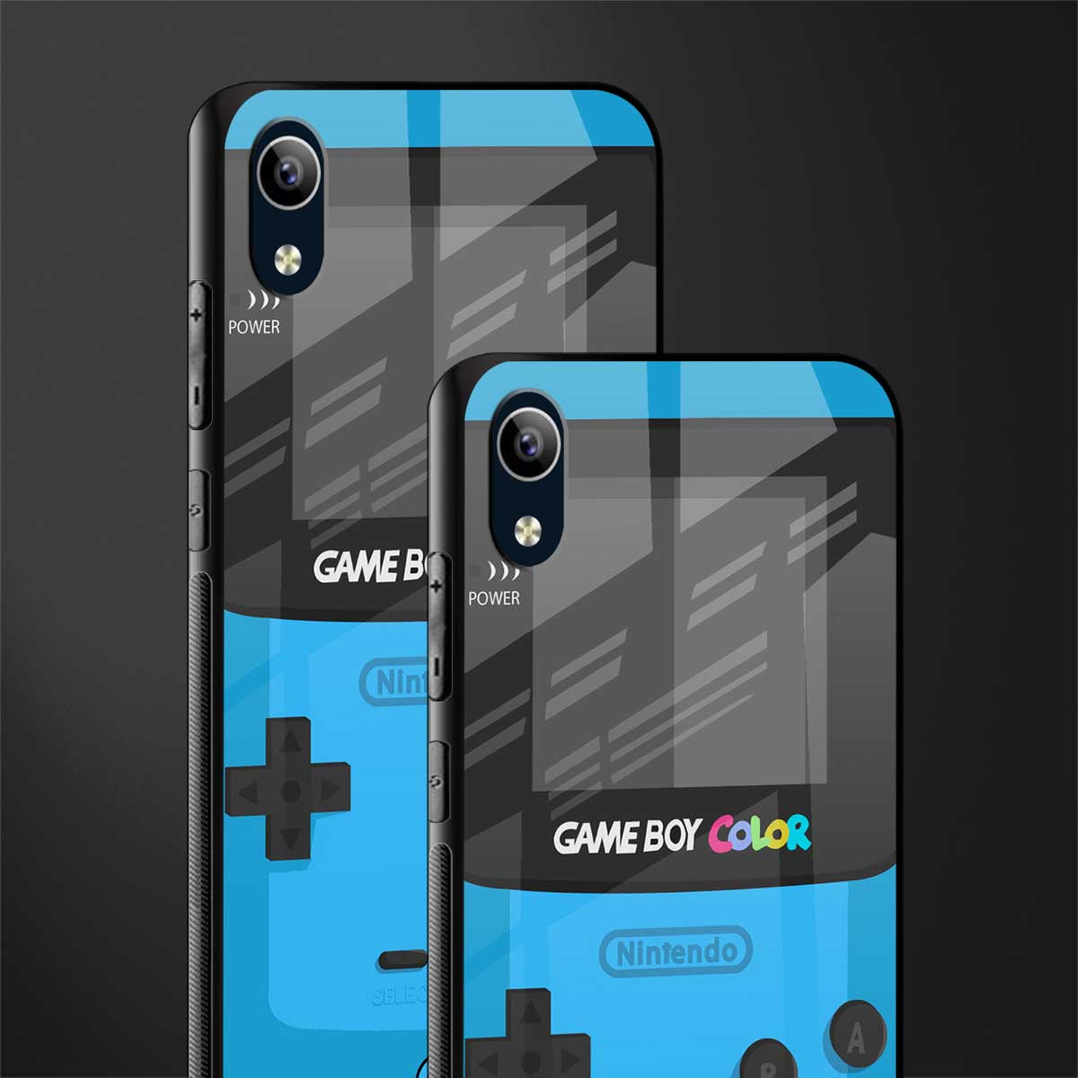 classic color gameboy glass case for vivo y1s without fingerprint image-2