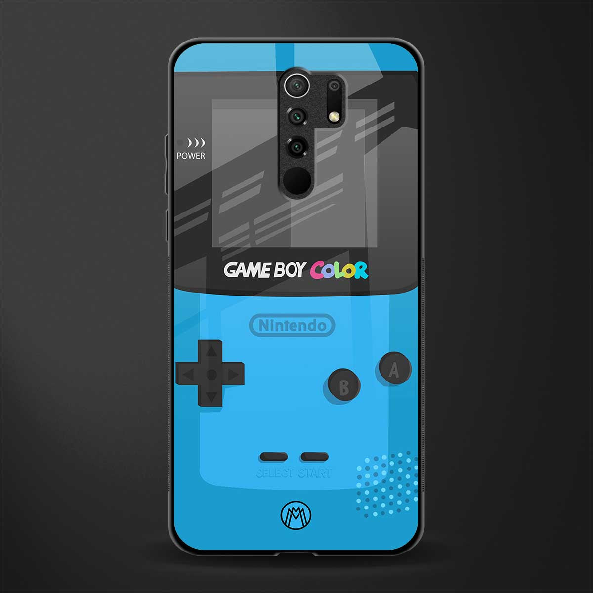 classic color gameboy glass case for poco m2 image