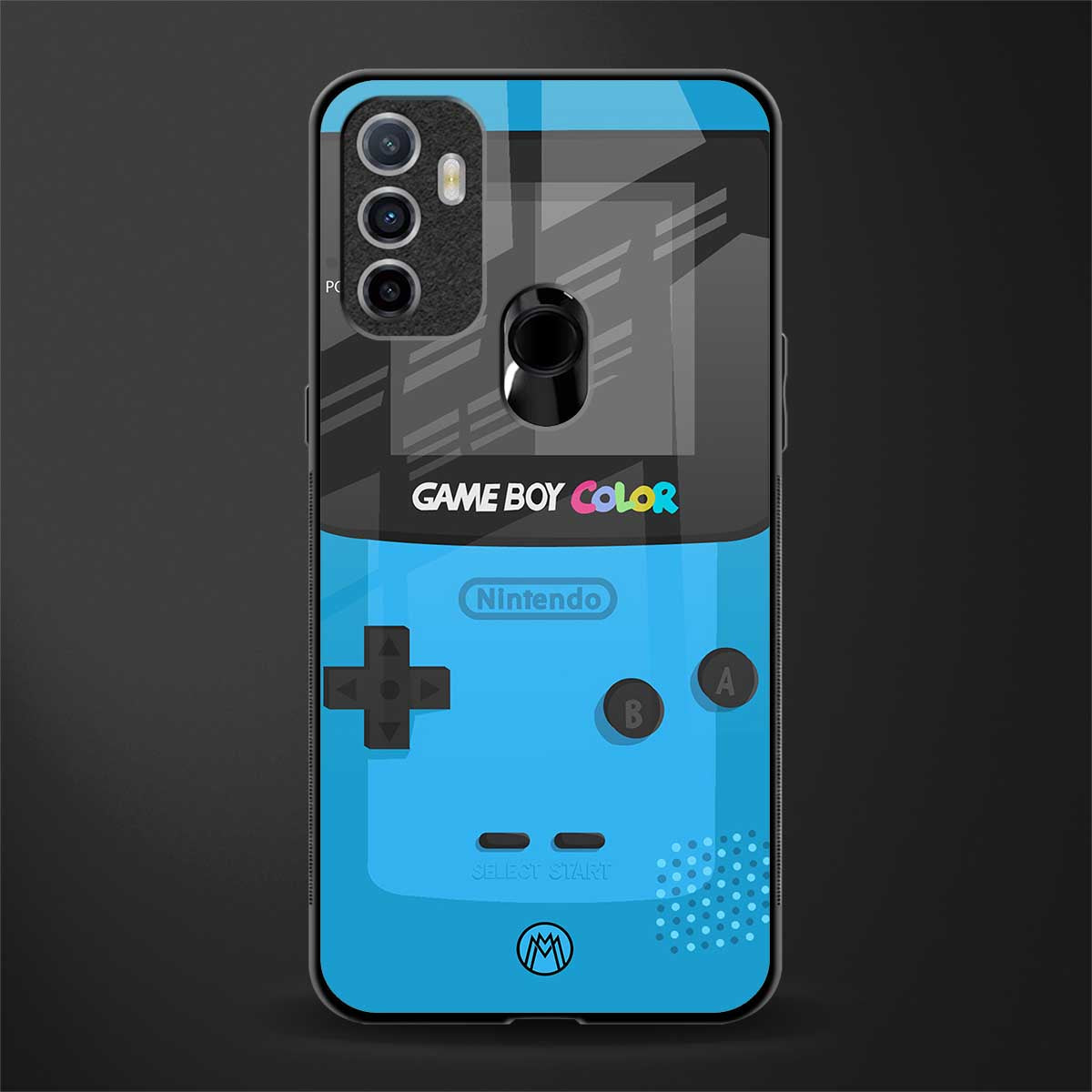 classic color gameboy glass case for oppo a53 image