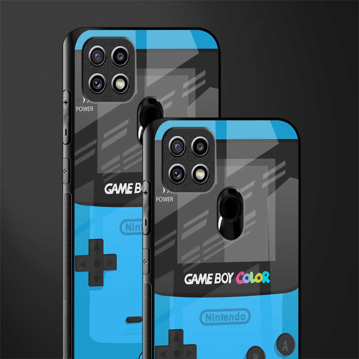 classic color gameboy glass case for oppo a15s image-2