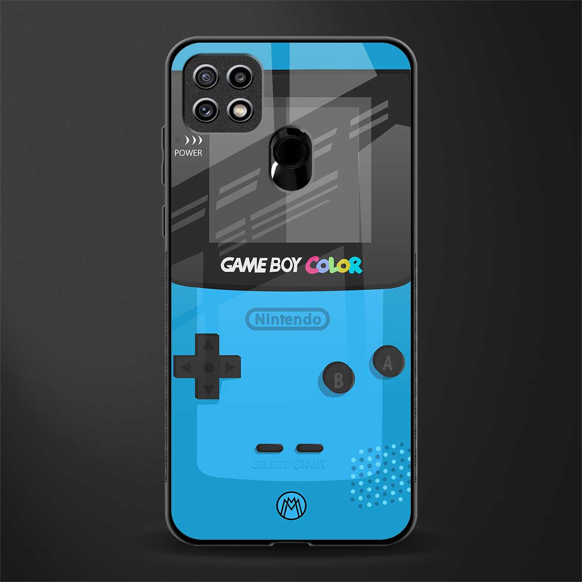 classic color gameboy glass case for oppo a15s image