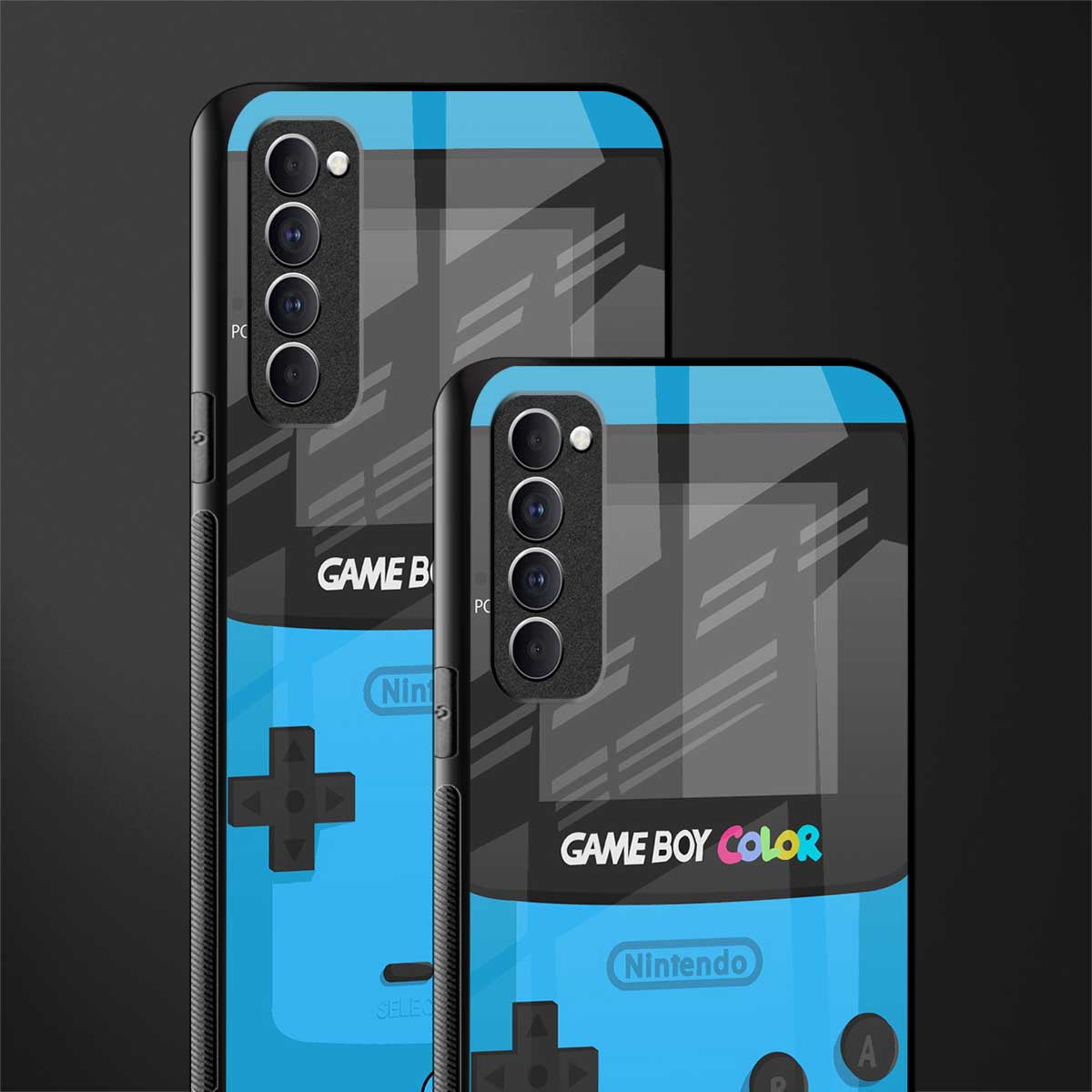 classic color gameboy glass case for oppo reno 4 pro image-2