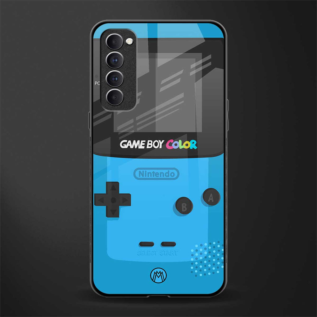 classic color gameboy glass case for oppo reno 4 pro image