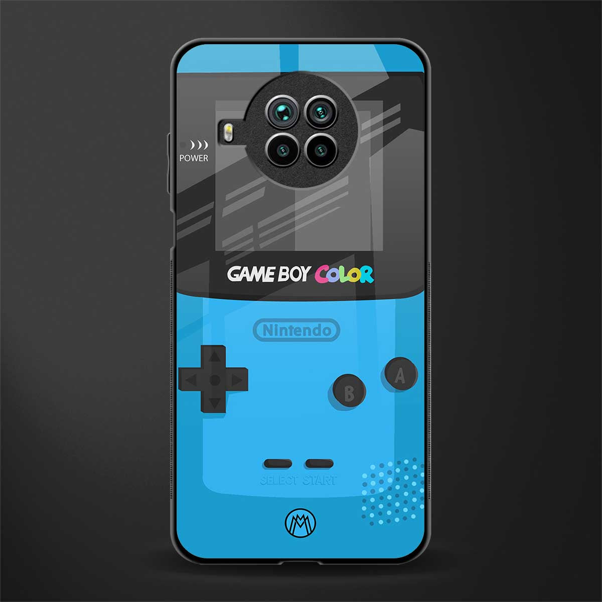 classic color gameboy glass case for mi 10i image