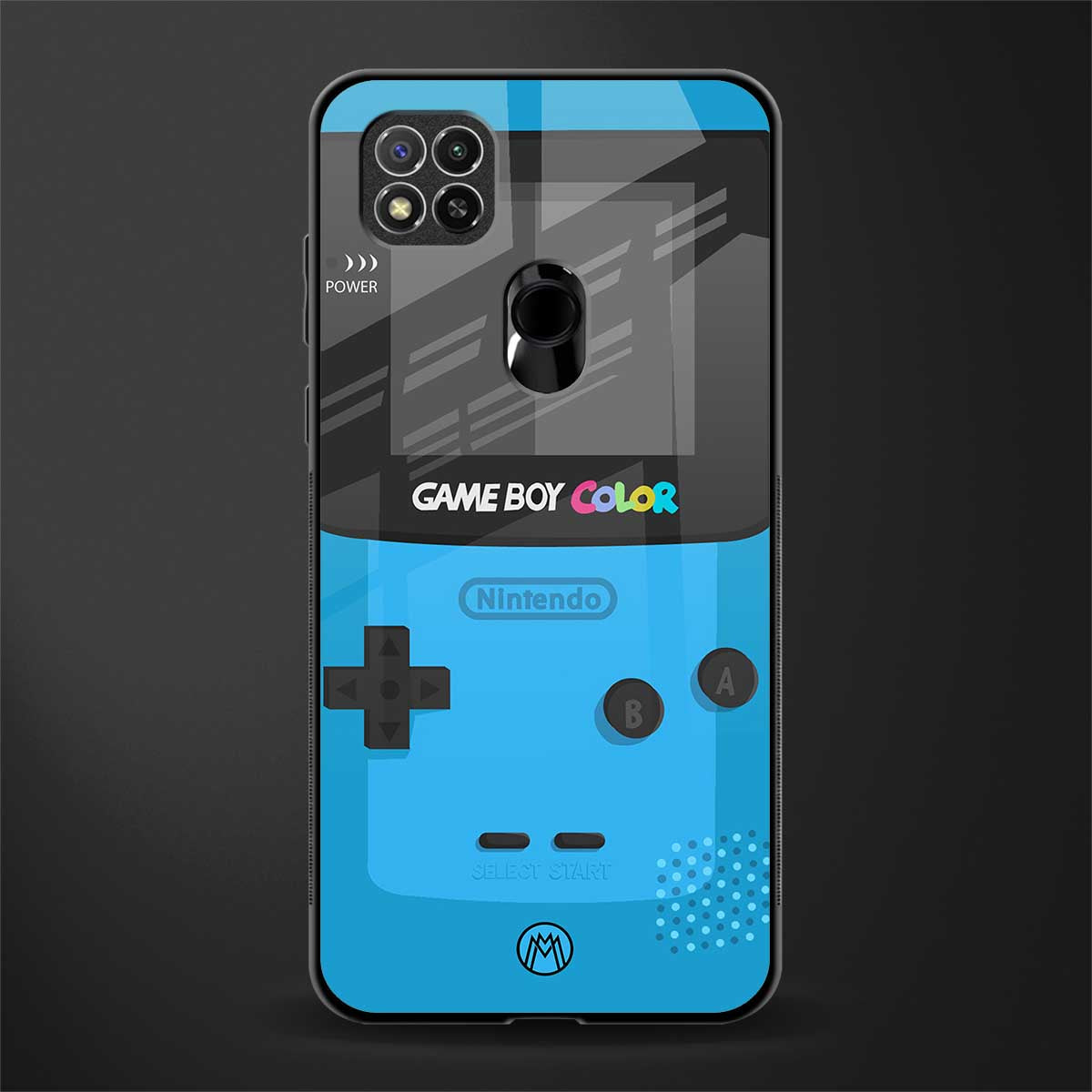 classic color gameboy glass case for redmi 9c image