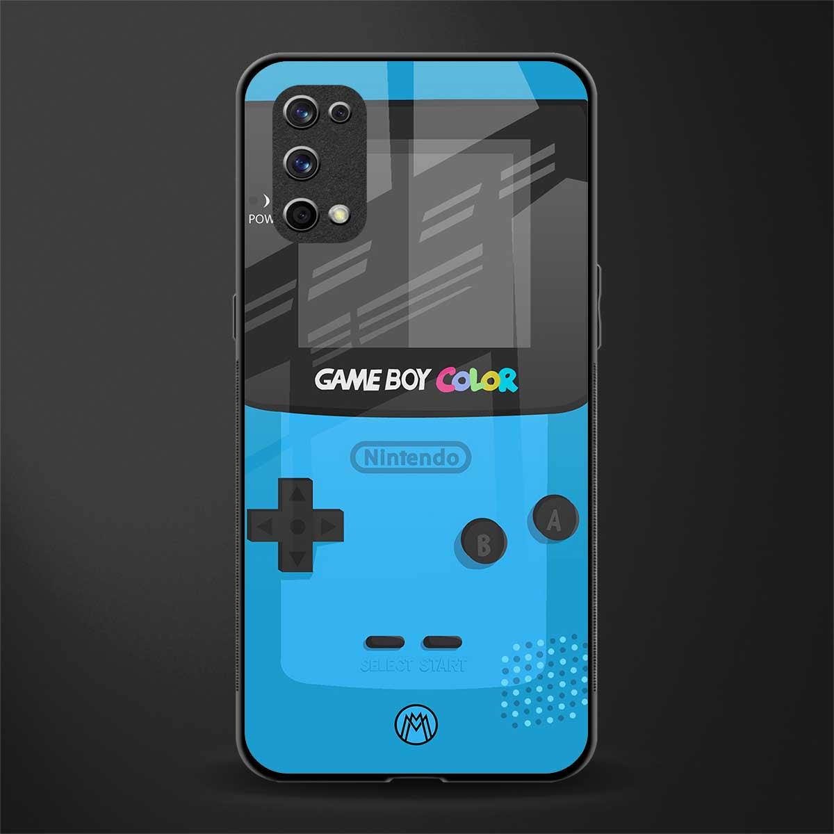 classic color gameboy glass case for realme x7 pro image