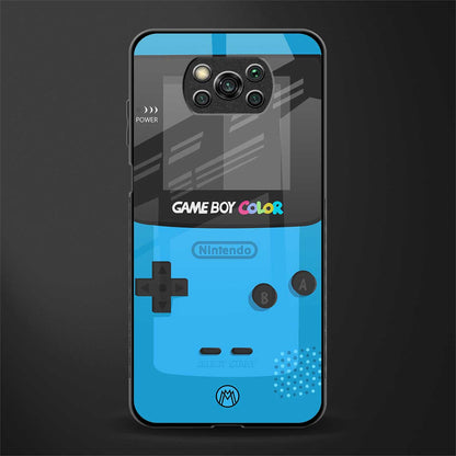 classic color gameboy glass case for poco x3 pro image