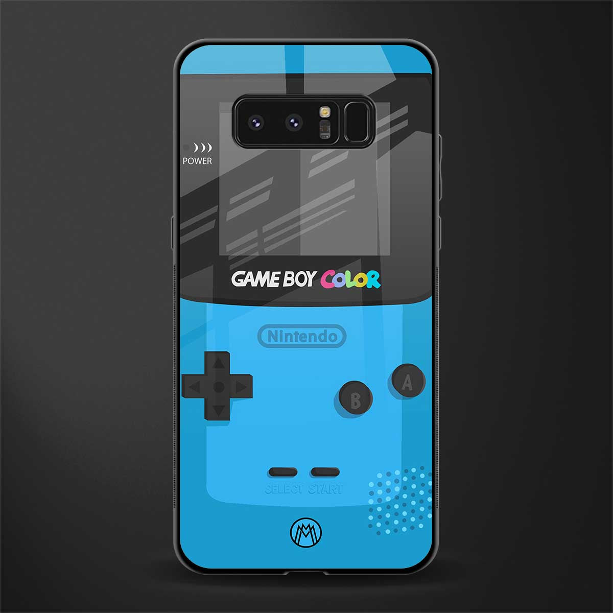 classic color gameboy glass case for samsung galaxy note 8 image