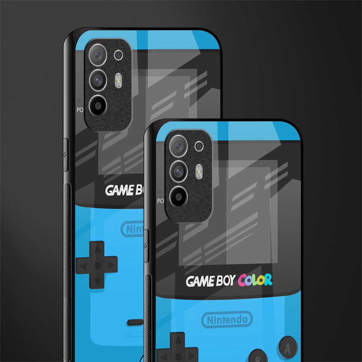 classic color gameboy glass case for oppo f19 pro plus image-2