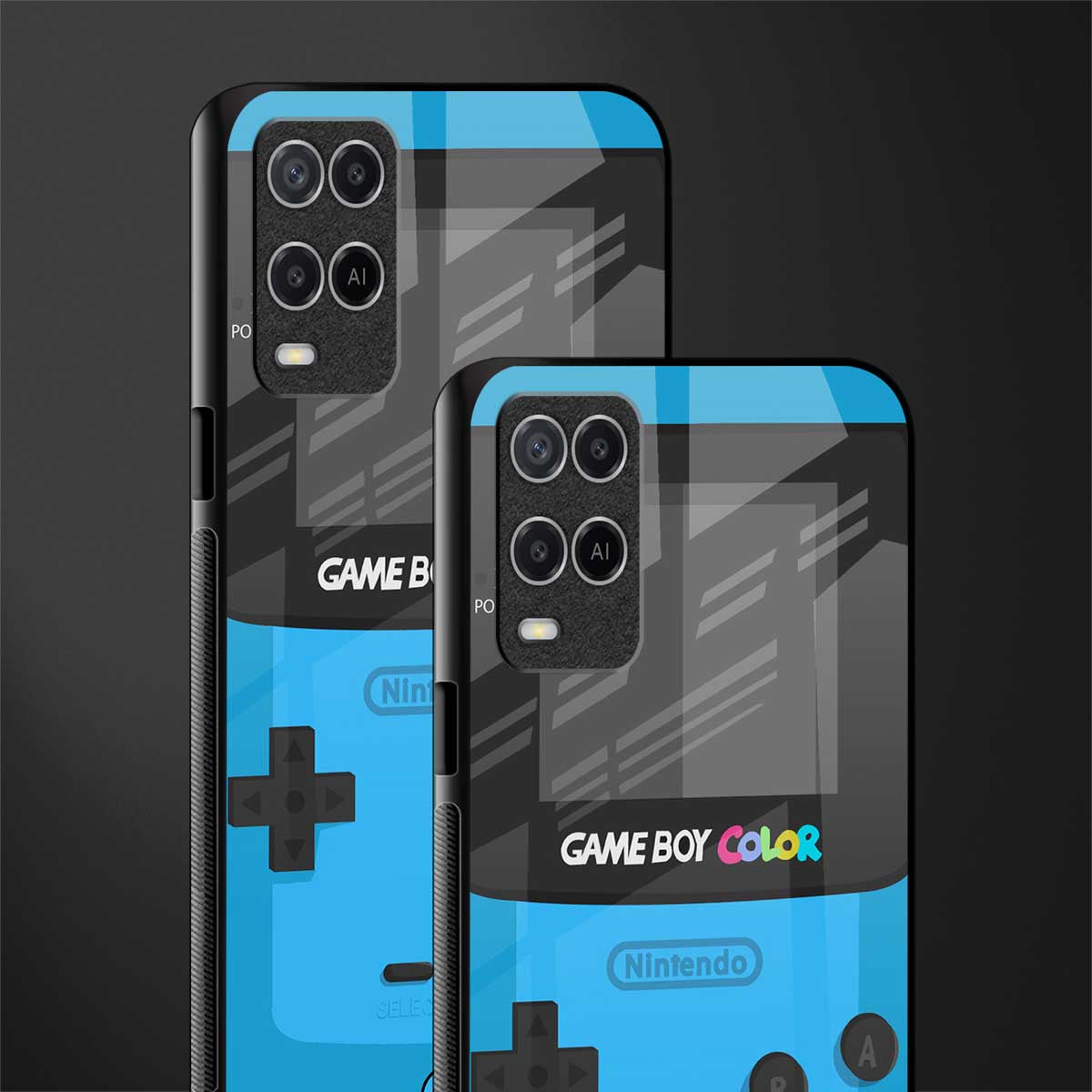 classic color gameboy glass case for oppo a54 image-2
