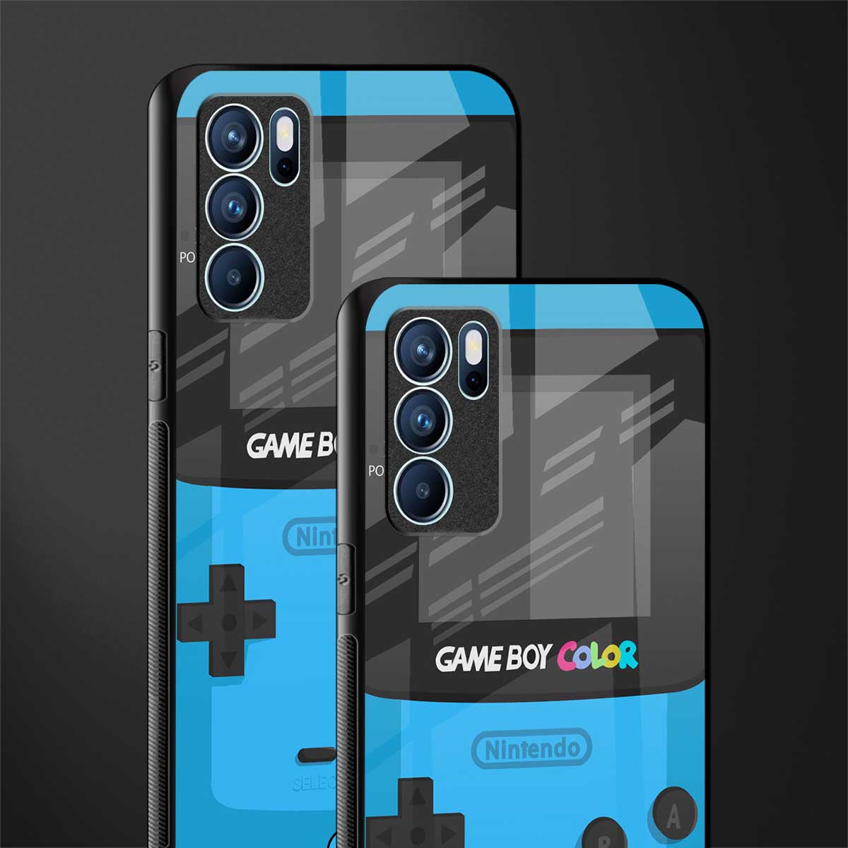 classic color gameboy glass case for oppo reno6 5g image-2