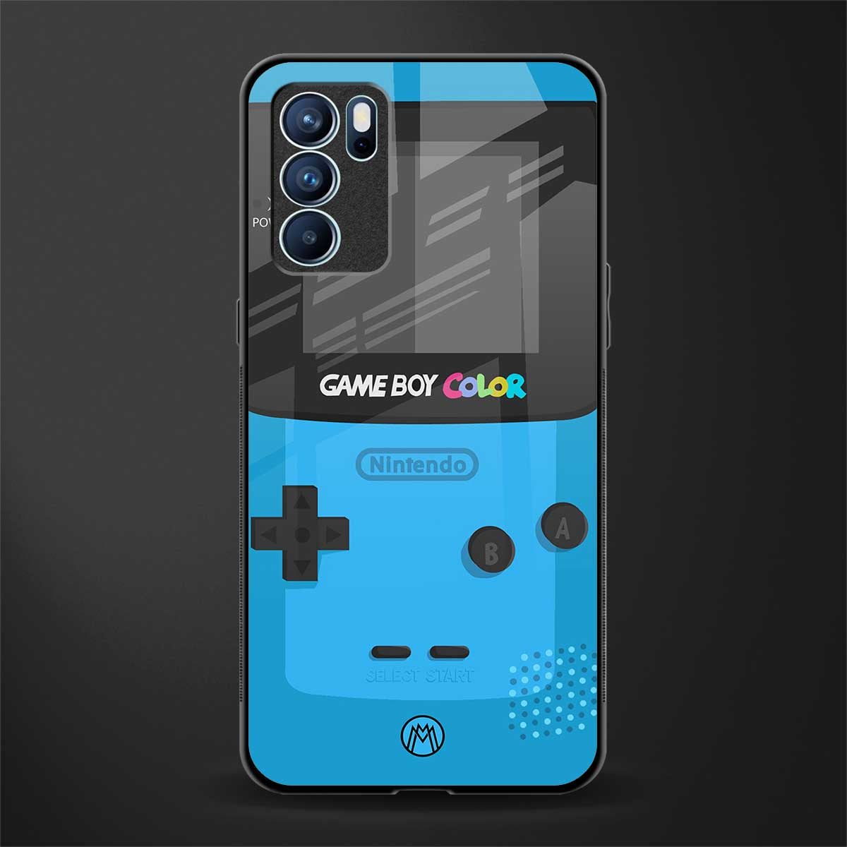 classic color gameboy glass case for oppo reno6 pro 5g image