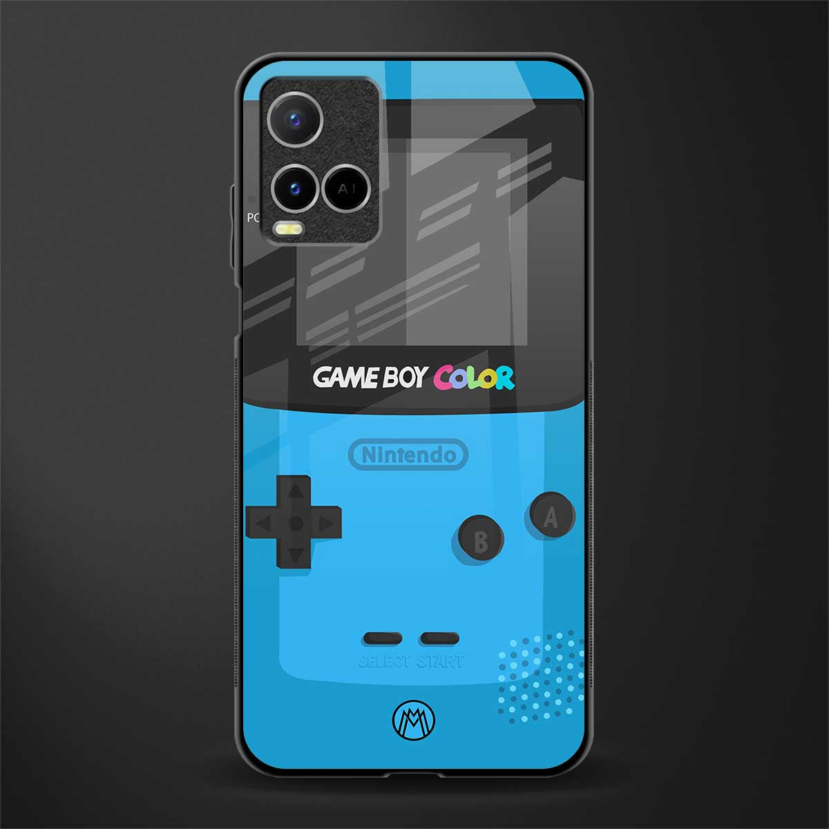 classic color gameboy glass case for vivo y21s image