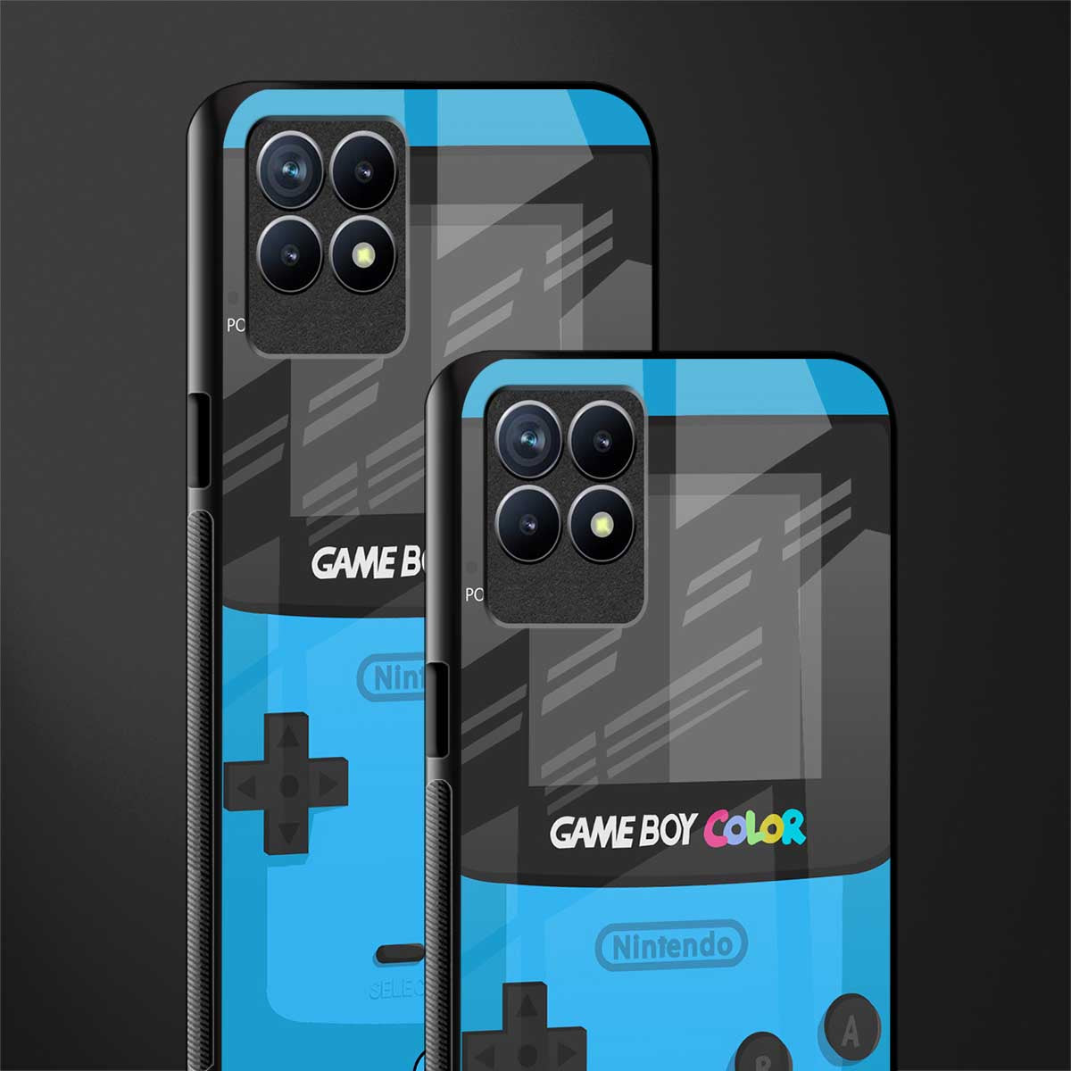 classic color gameboy glass case for realme 8i image-2