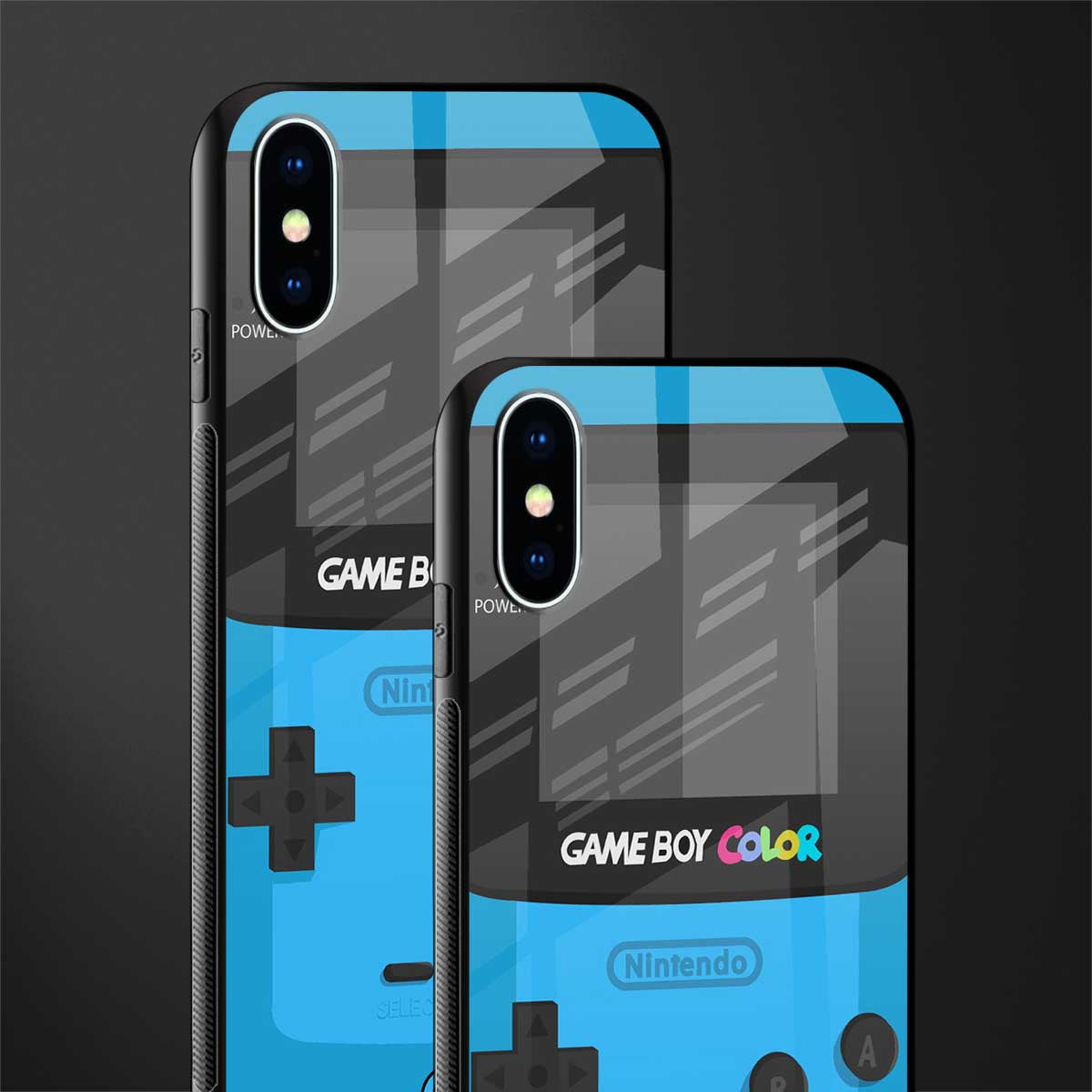 classic color gameboy glass case for iphone xs image-2