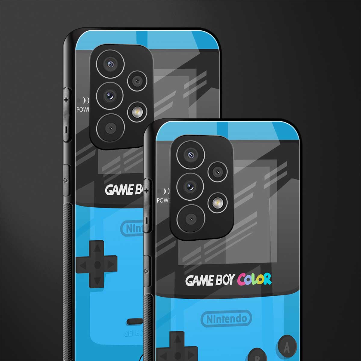 classic color gameboy back phone cover | glass case for samsung galaxy a73 5g