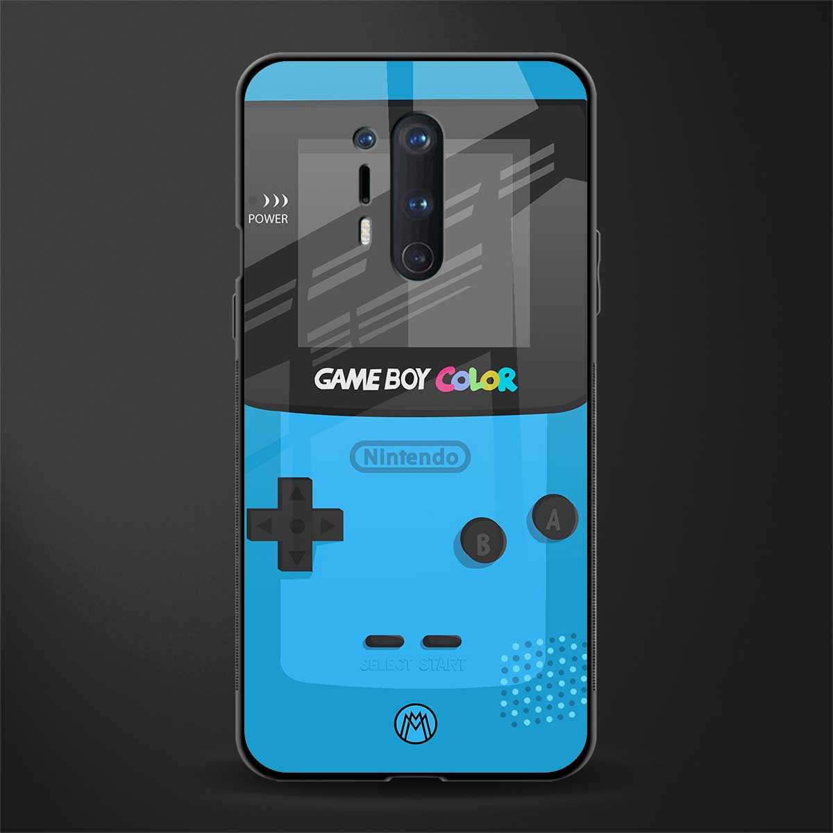 classic color gameboy glass case for oneplus 8 pro image