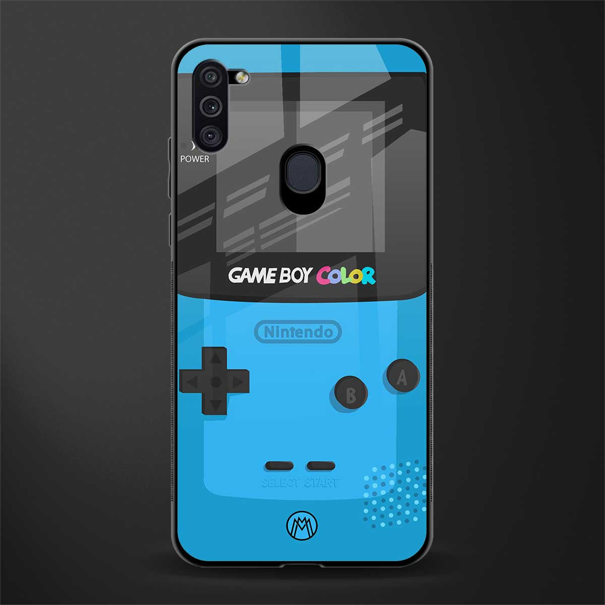classic color gameboy glass case for samsung galaxy m11 image