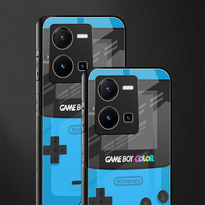 classic color gameboy back phone cover | glass case for vivo y35 4g