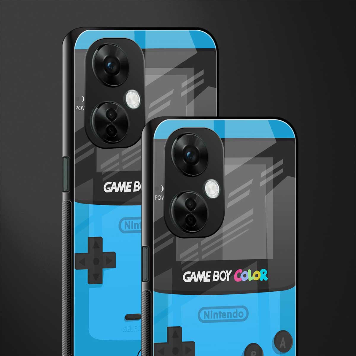 classic color gameboy back phone cover | glass case for oneplus nord ce 3 lite