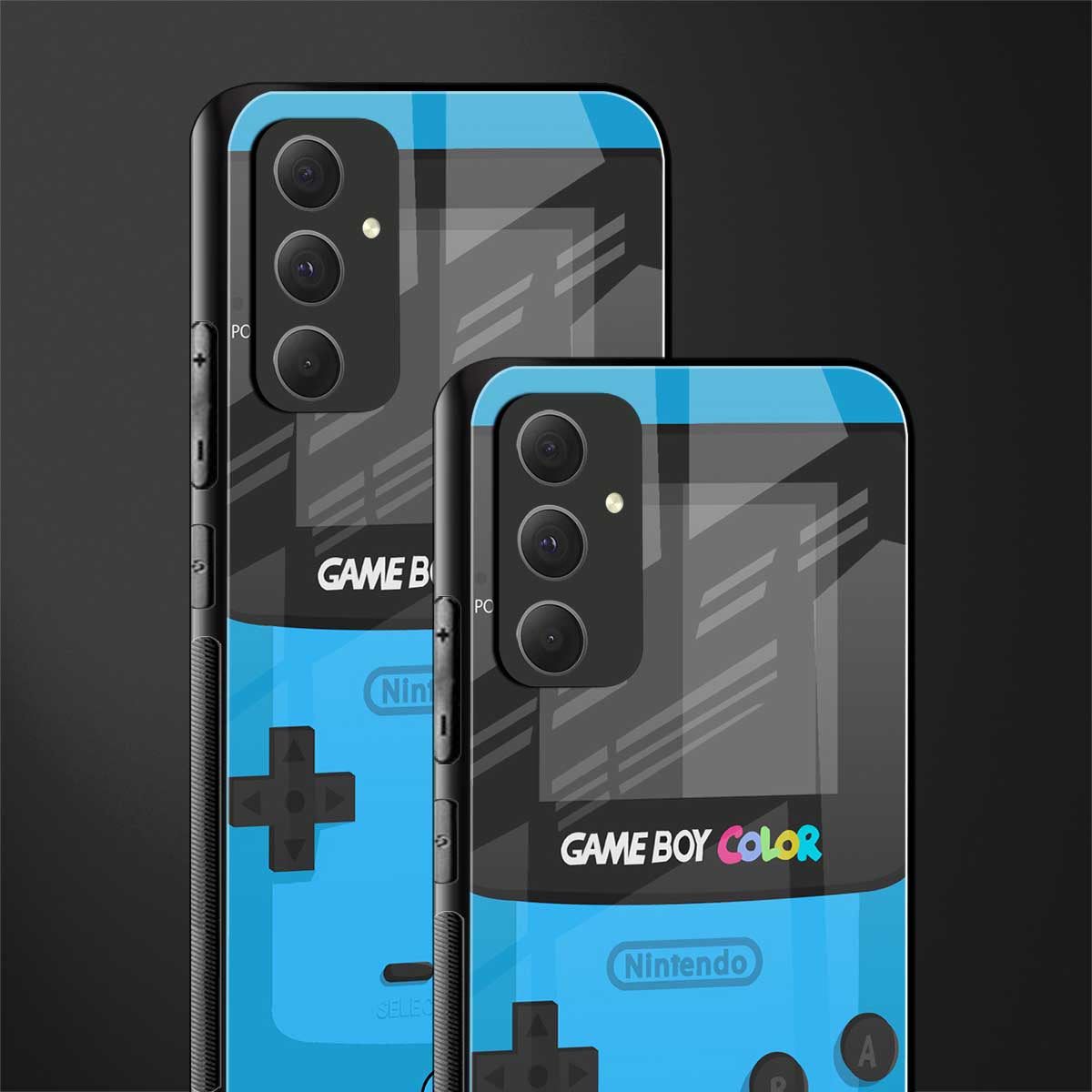 classic color gameboy back phone cover | glass case for samsung galaxy a54 5g