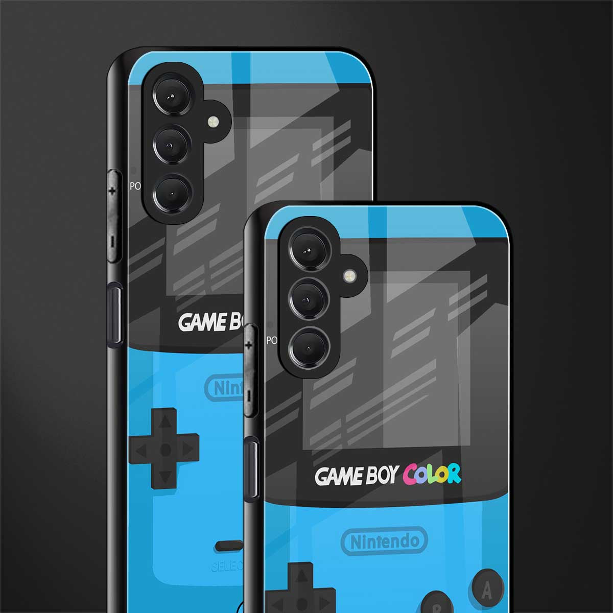 classic color gameboy back phone cover | glass case for samsun galaxy a24 4g