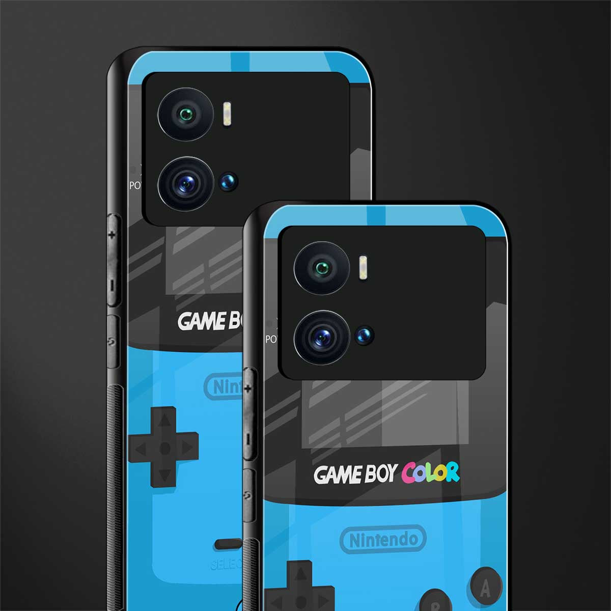 classic color gameboy back phone cover | glass case for iQOO 9 Pro
