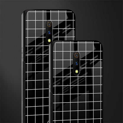 classic grid dark edition glass case for oppo k3 image-2