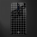 classic grid dark edition glass case for oppo f11 pro image