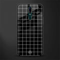 classic grid dark edition glass case for oppo f11 image