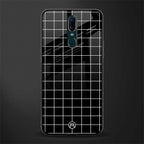 classic grid dark edition glass case for oppo f11 image