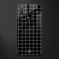 classic grid dark edition glass case for vivo u20 image