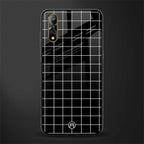 classic grid dark edition glass case for vivo s1 image